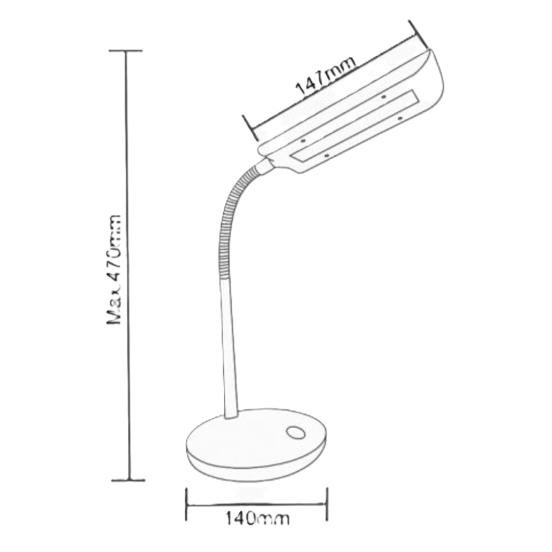 מנורת שבת שולחנית אומגה OMEGA 5W - שנתיים אחריות יבואן רשמי - צבע לבן