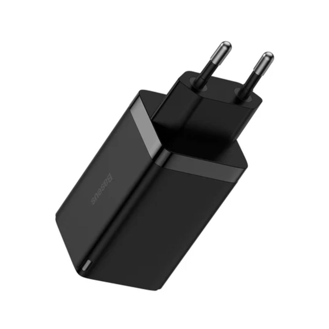 מטען קיר מהיר 2C+U 65W (כולל כבל C ל-C עד 100W) Baseus Gan5 Pro Fast Charger - יבואן רשמי!