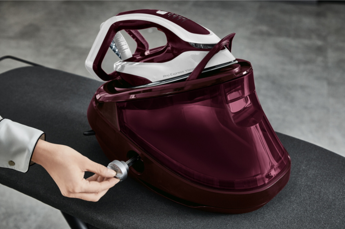 מגהץ קיטור 8.3 באר 3000W טפאל Tefal Pro Express Vision GV9810E0 - יבואן רשמי 3 שנות אחריות