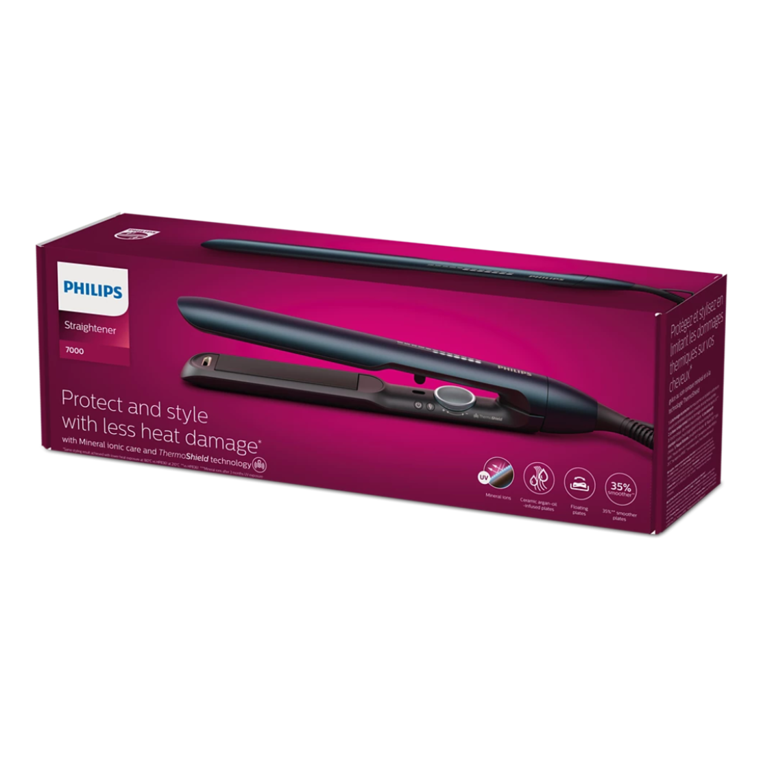 מחליק שיער פיליפס Philips BHS732/00 - שנתיים אחריות יבואן רשמי!