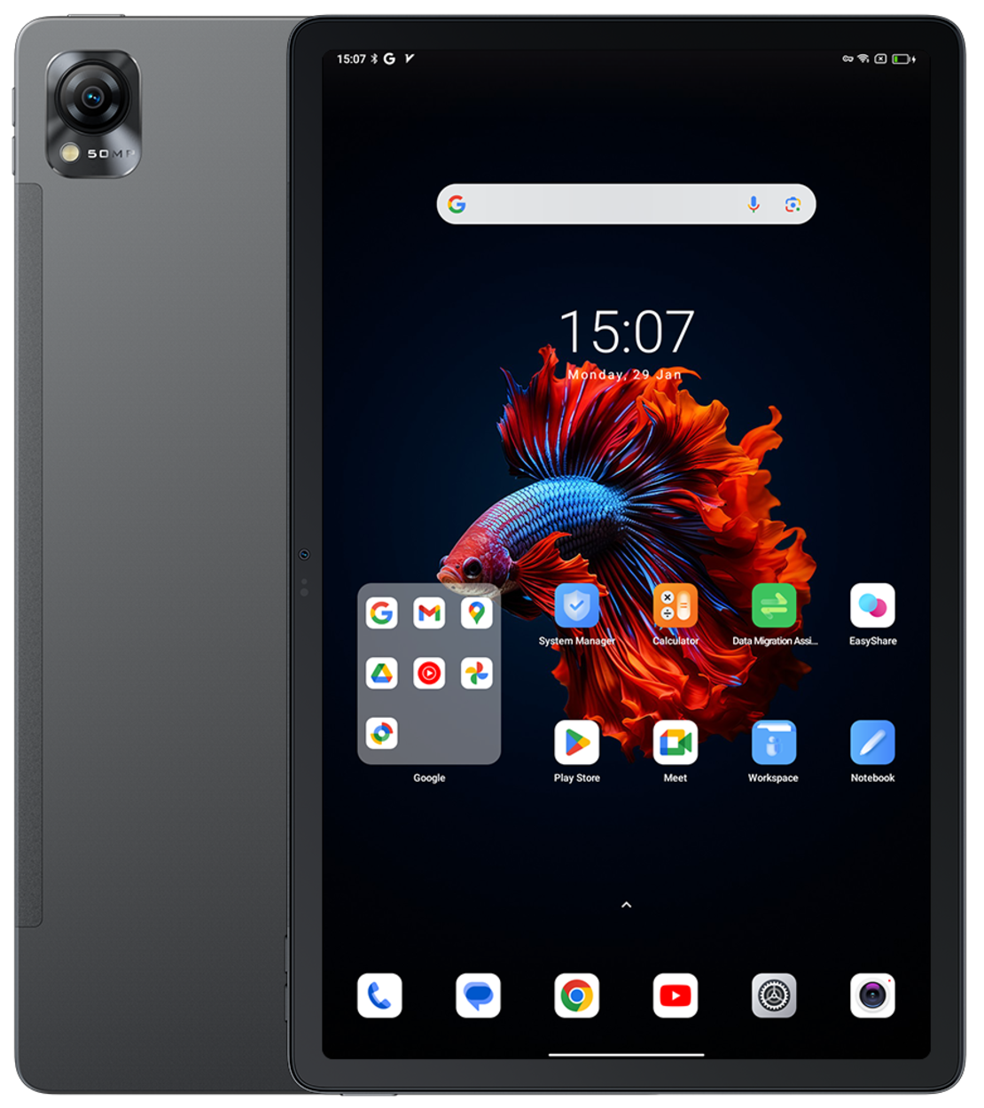 טאבלט BlackView MEGA 1 256GB 12GB RAM LTE - שנתיים אחריות יבואן רשמי!
