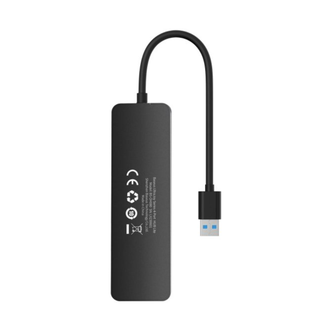 מפצל USB Type-A עם 4 חיבורי USB Type-A בזוס Baseus UltraJoy Series 4-Port HUB Lite - יבואן רשמי!
