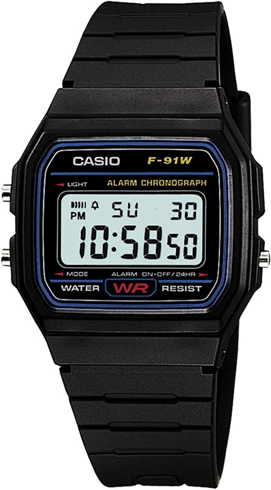 שעון יד דיגיטלי קסיו CASIO F91W - צבע שחור