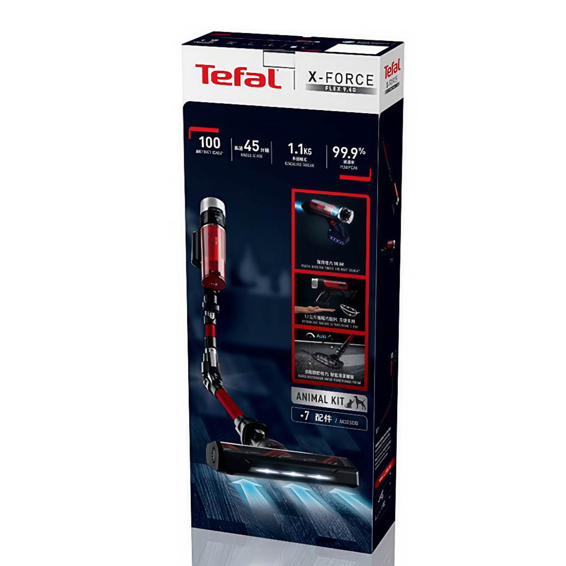 שואב אבק אלחוטי טפאל Tefal X-Force Flex 9.60 Animal Care TY2079HO - שנתיים אחריות יבואן רשמי