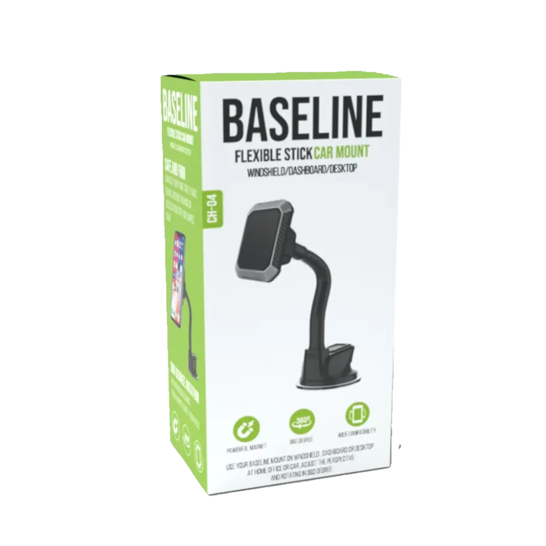 זרוע מעמד לרכב בייס ליין BASELINE FLEXIBLE STICK CAR MOUNT CH-04
