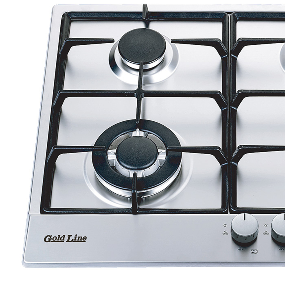 כיריים גז 4 להבות BUILT-IN גולד ליין Gold Line PREMIUM ATL-4510 - יבואן רשמי - גימור נירוסטה