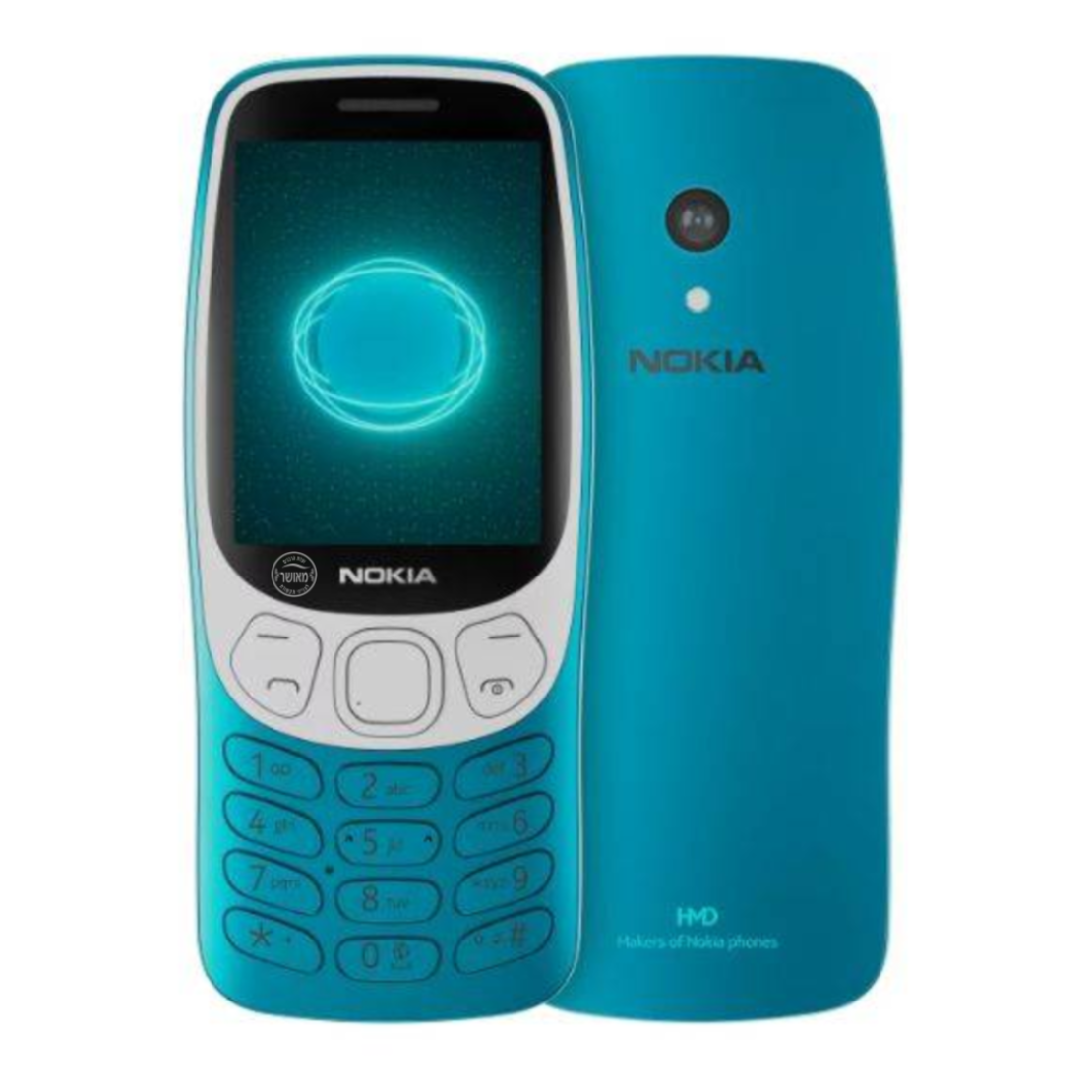 טלפון סלולרי תומך סים כשר דור 4 נוקיה NOKIA 3210 4G TA-1618 DS (גרסת 2024!) במגוון צבעים!
