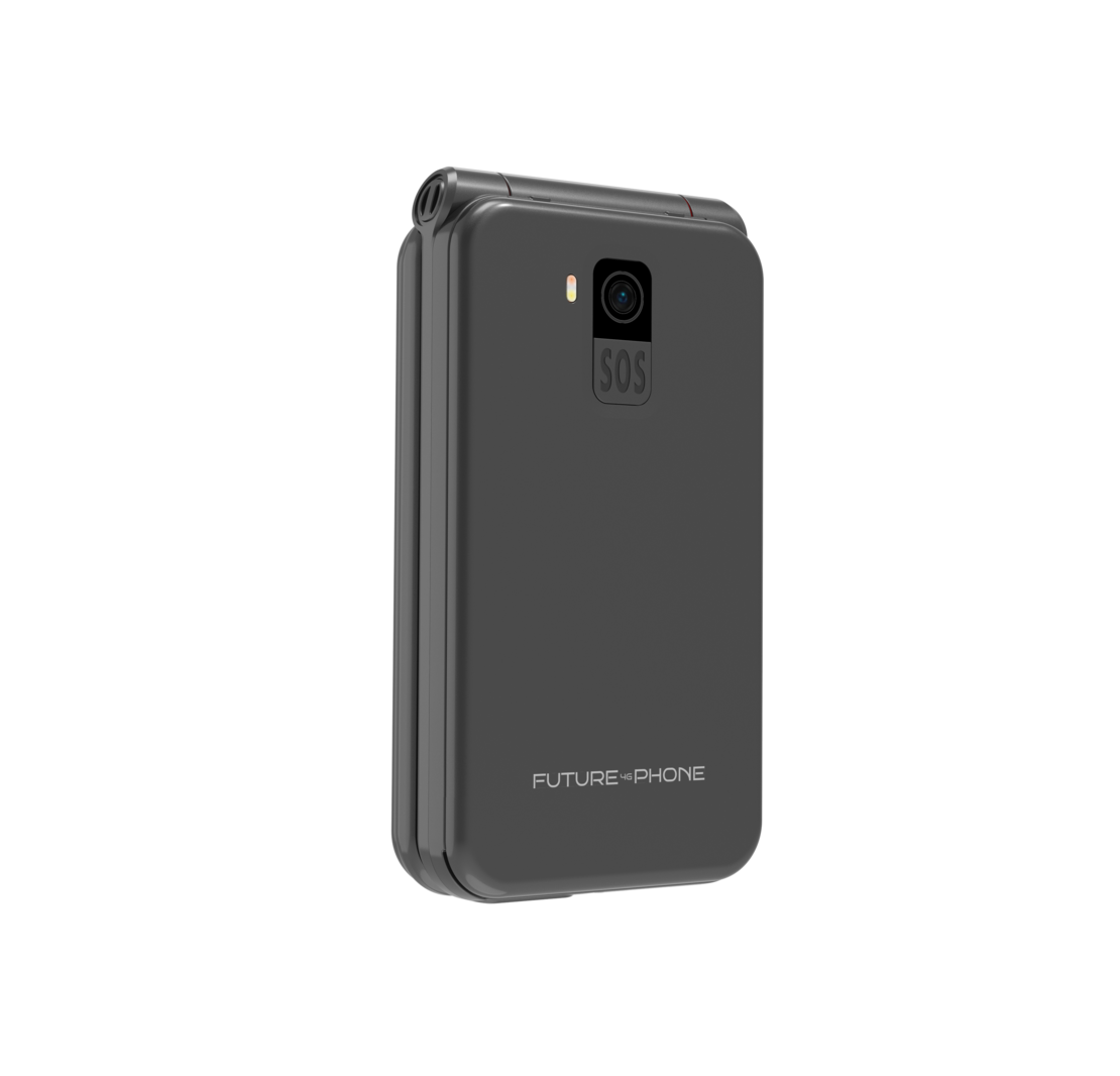 טלפון סלולרי למבוגרים FUTURE 4G Phone - כולל מעמד טעינה - יבואן רשמי - צבע שחור