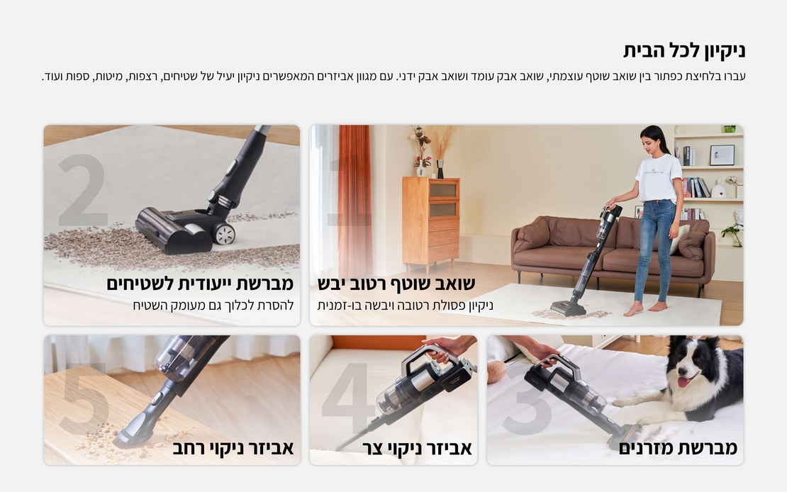 שואב אבק ושוטף רצפות אלחוטי JIMMY PW11 Pro Max - שנתיים אחריות יבואן רשמי!