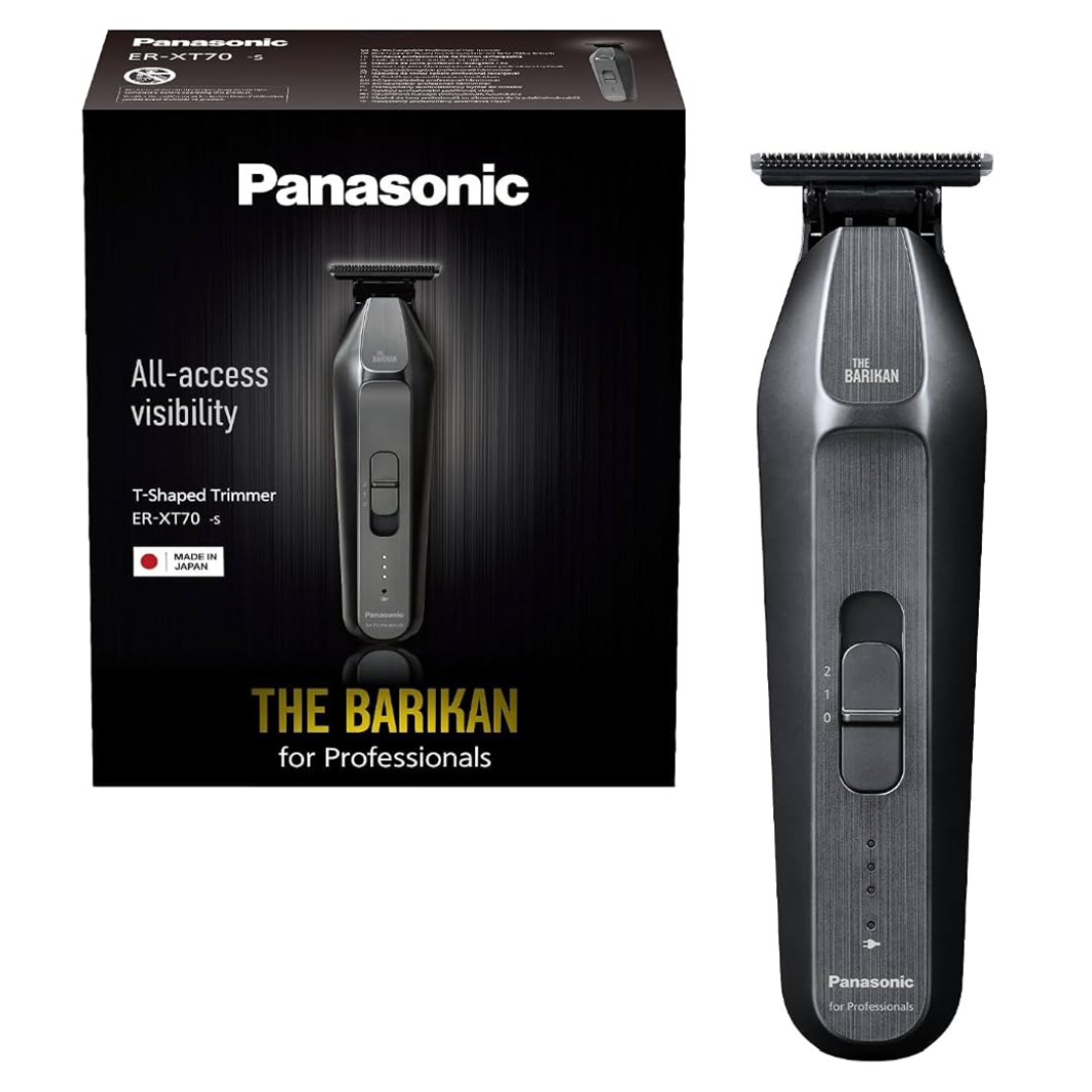 מכונת תספורת פיניש פנסוניק Panasonic The Barikan ER-XT70 - יבואן רשמי - צבע כסוף