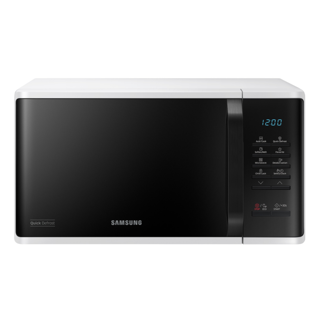מיקרוגל דיגיטלי 23 ליטר סמסונג SAMSUNG MS23K3513AW - צבע לבן - 3 שנות אחריות יבואן רשמי
