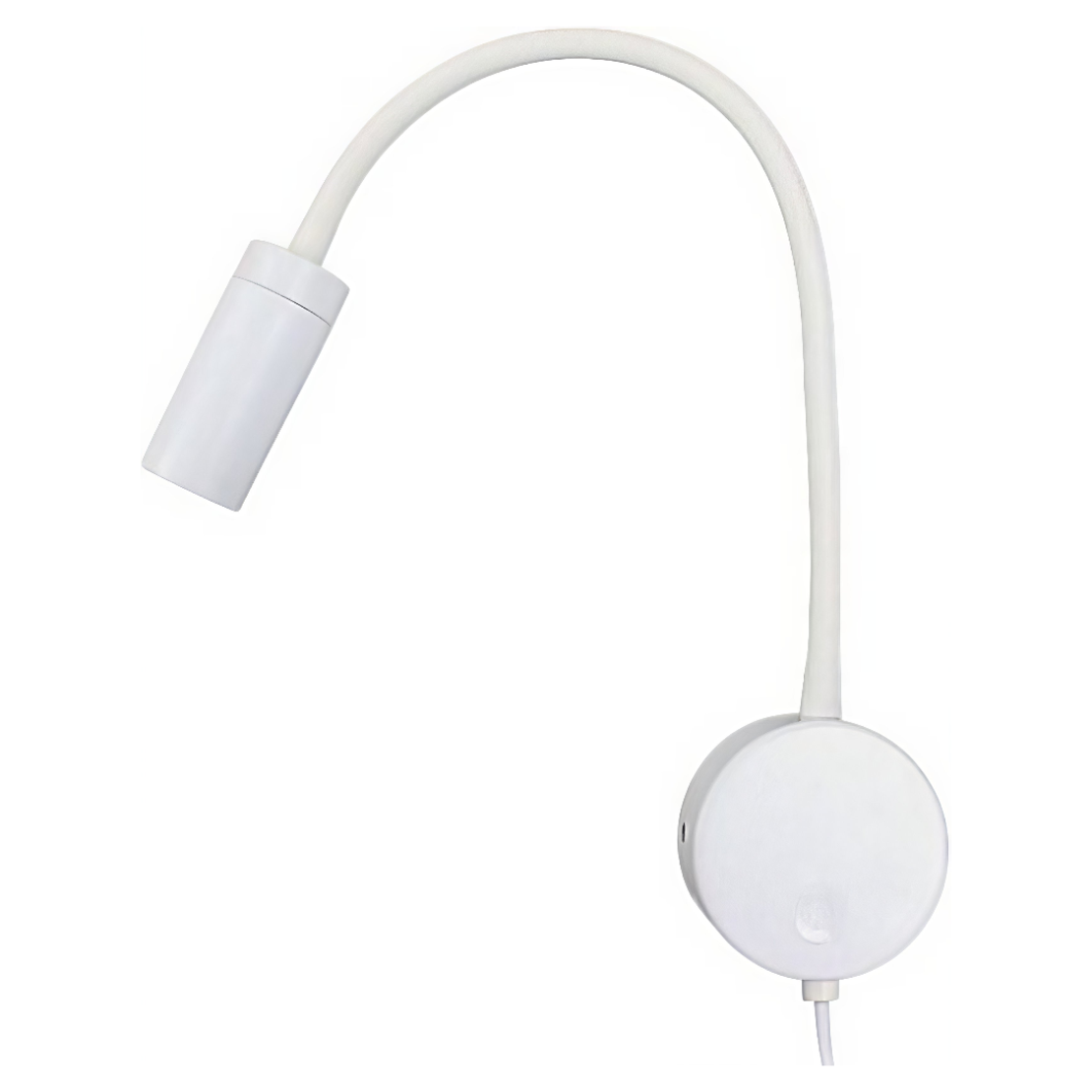 מנורת קיר לשבת צילינדר עם כבל אומגה OMEGA OM-SHAB-CBL-WL-CCT - שנתיים אחריות יבואן רשמי - צבע לבן