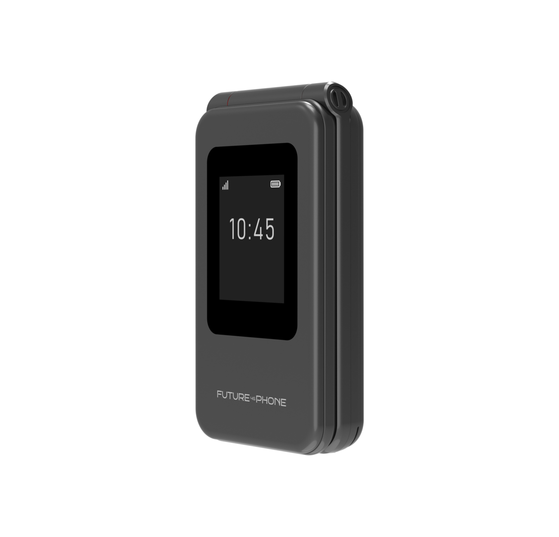 טלפון סלולרי למבוגרים FUTURE 4G Phone - כולל מעמד טעינה - יבואן רשמי - צבע שחור