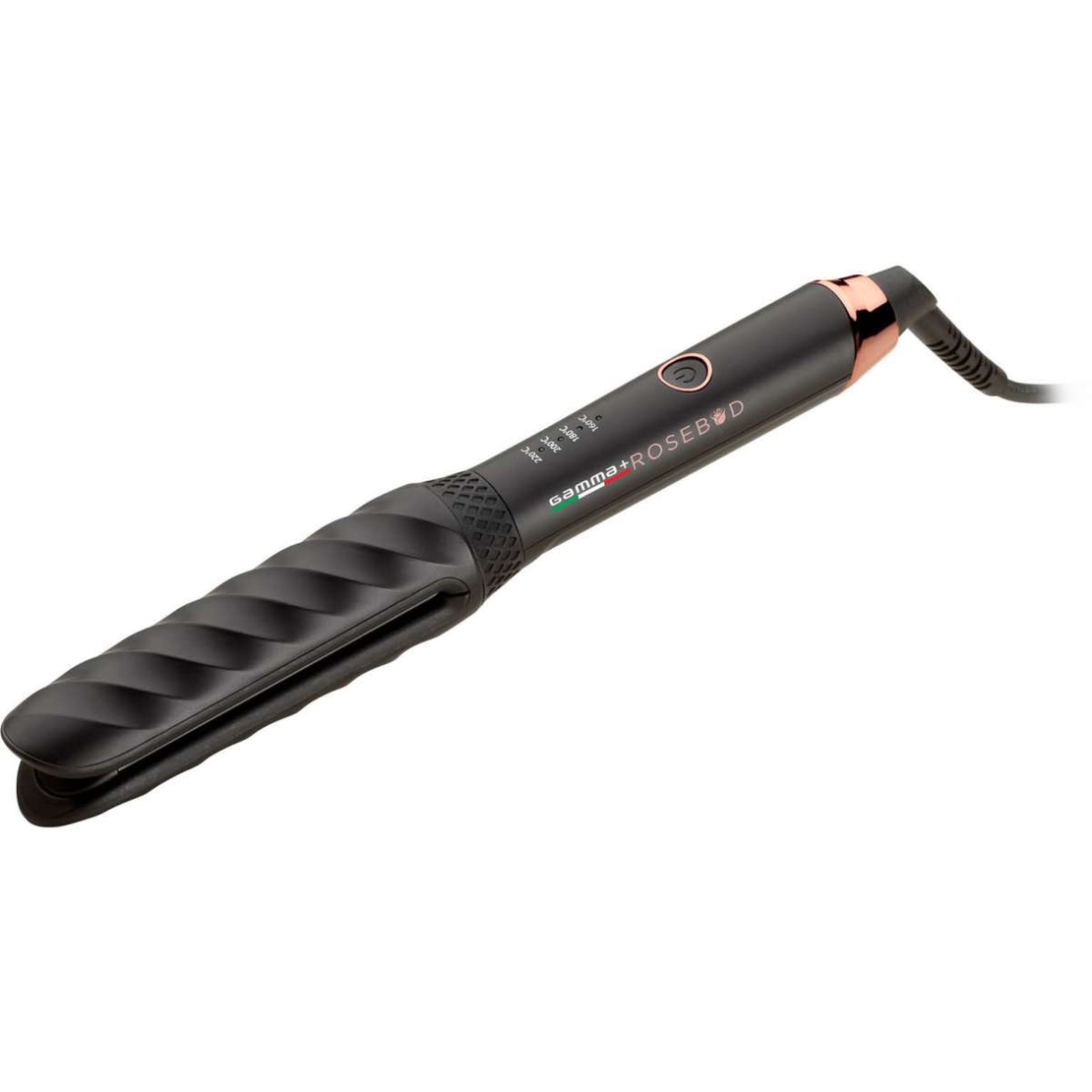 מחליק מסלסל שיער 2 ב-1 קרמי גמא Gamma Piu ROSEBUD