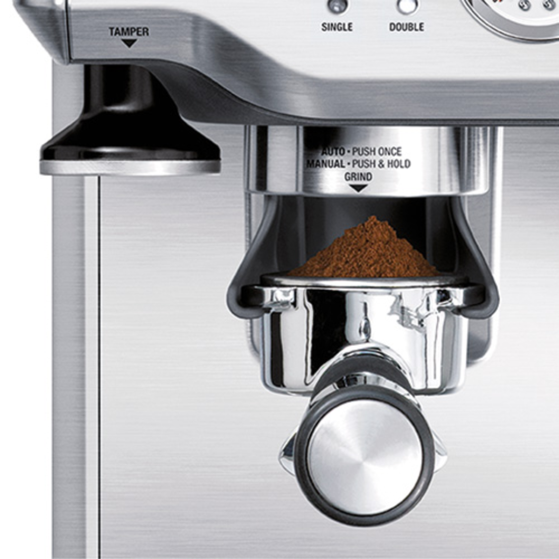 מכונת קפה טוחנת ברוויל Breville Barista Express BES870 - צבע נירוסטה - יבואן רשמי