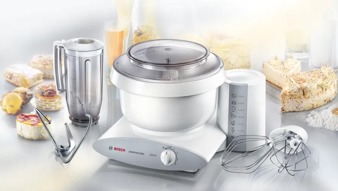 מיקסר 6.2 ליטר 800W משולב אביזרים ובלנדר בוש BOSCH MUM6N11 -  יבואן רשמי!
