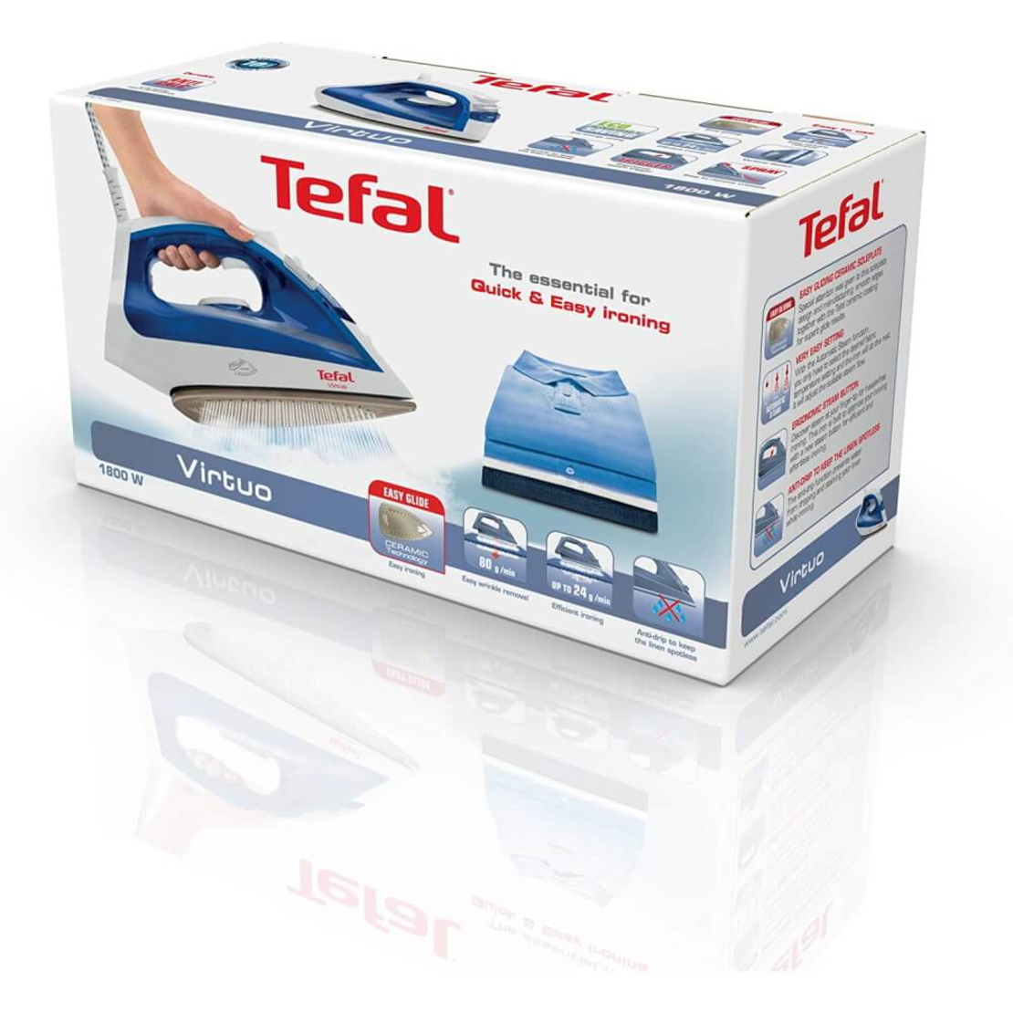 מגהץ אדים 1800W טפאל Tefal FV1734 - יבואן רשמי!