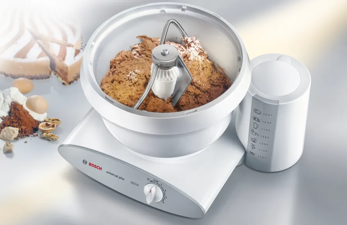 מיקסר 6.2 ליטר 800W משולב אביזרים ובלנדר בוש BOSCH MUM6N11 -  יבואן רשמי!