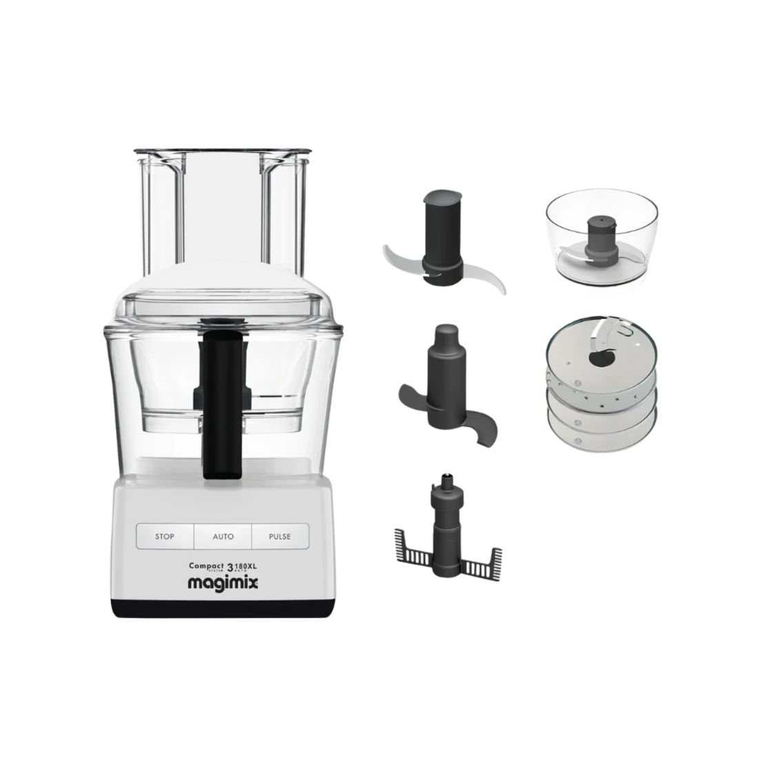 מעבד מזון מג'ימיקס Magimix Compact CS3180XL - תוצרת צרפת - 30 שנות אחריות למנוע יבואן רשמי