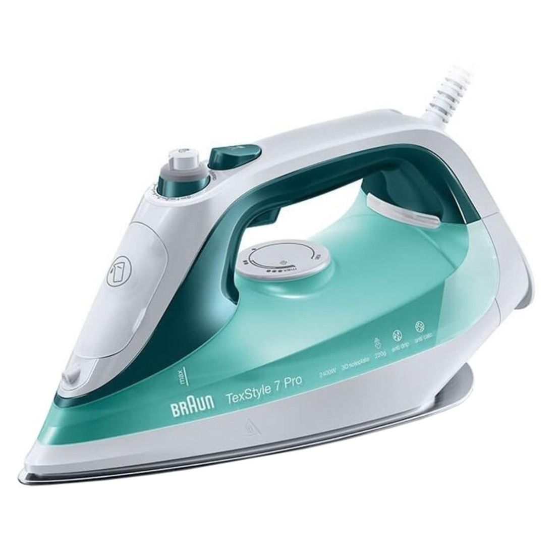 מגהץ אדים בראון Braun SI 7042 GR - שנתיים אחריות יבואן רשמי!