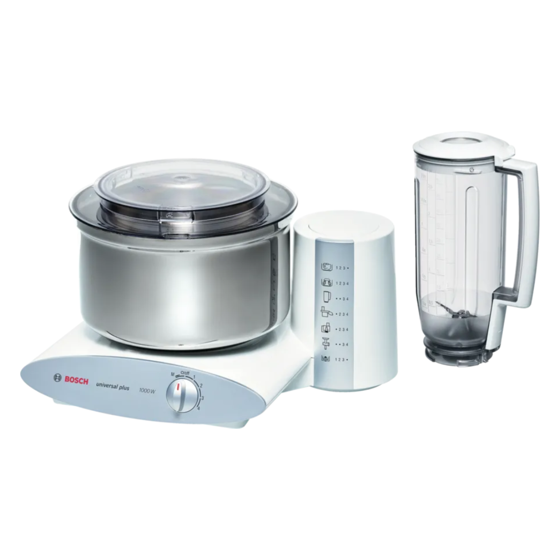 מיקסר 1000W משולב אביזרים ובלנדר 6.2 ליטר BOSCH MUM6N21 - יבואן רשמי!