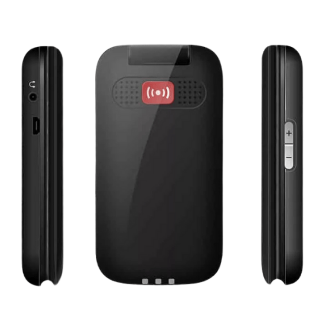טלפון סלולרי למבוגרים איזיפון EasyPhone NP-01 4G - יבואן רשמי - צבע שחור