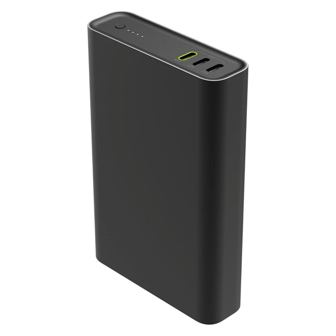 סוללת גיבוי מטען נייד בנפח 20000mAh הספק 45W בעלת 3 חיבורי USB TYPE-C מופי ZAGG Mophie Powerstation Pro - יבואן רשמי - צבע שחור