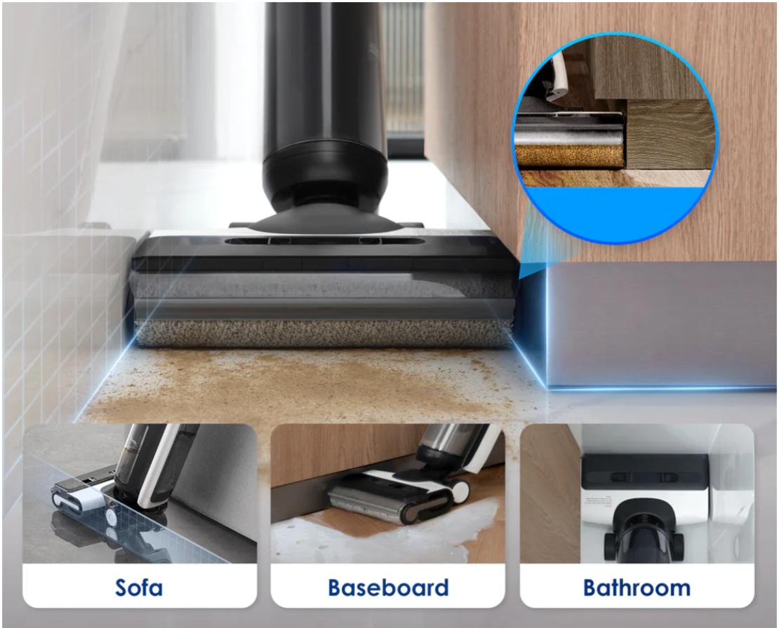 שואב שוטף רצפות חכם אלחוטי טינקו TINECO Floor One S6 Flash Dry - שנתיים אחריות!
