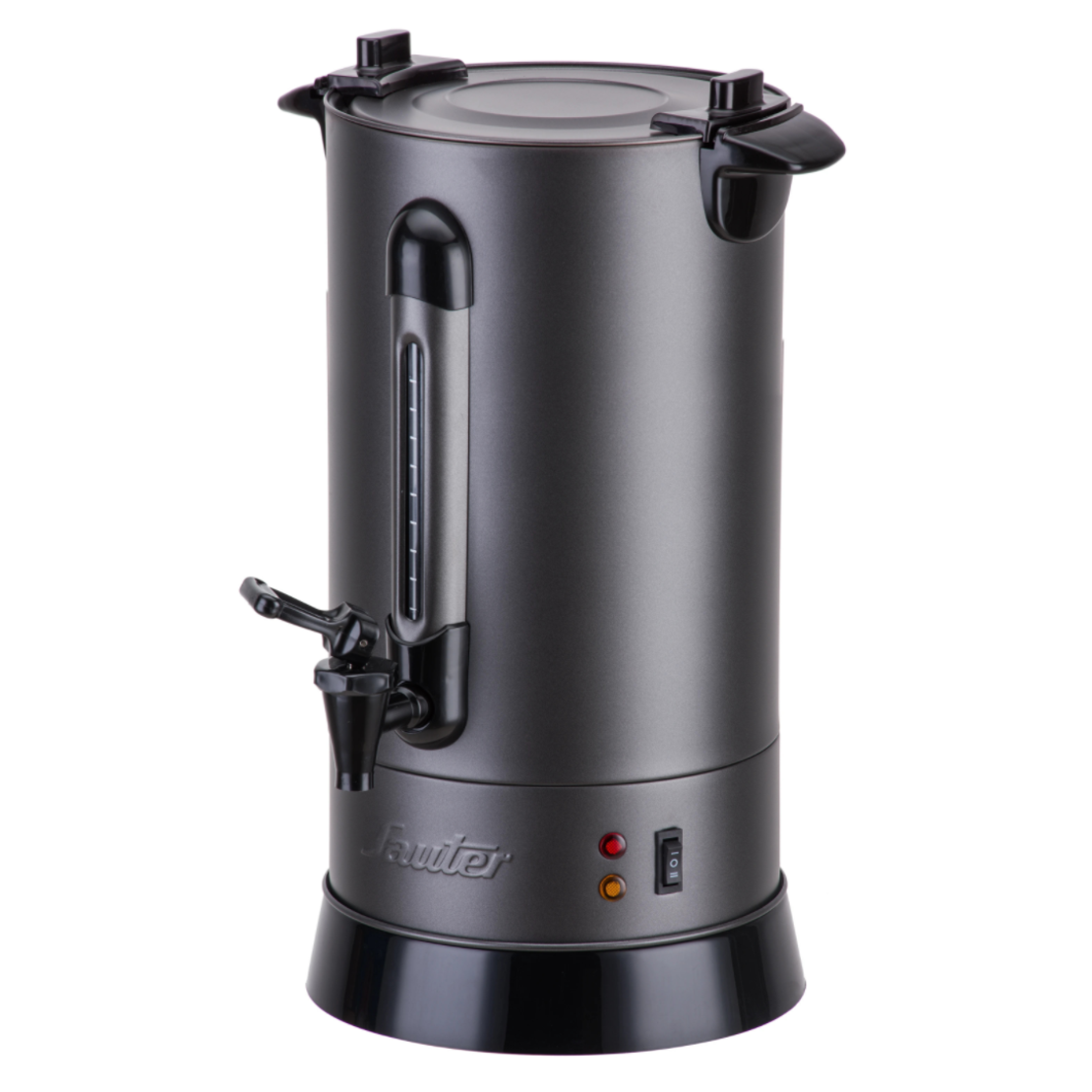 מיחם לשבת 12 ליטר מכסה שטוח פטור טבילה כשרות מהודרת סאוטר Sauter WB1260G - יבואן רשמי - צבע אפור גרפיט