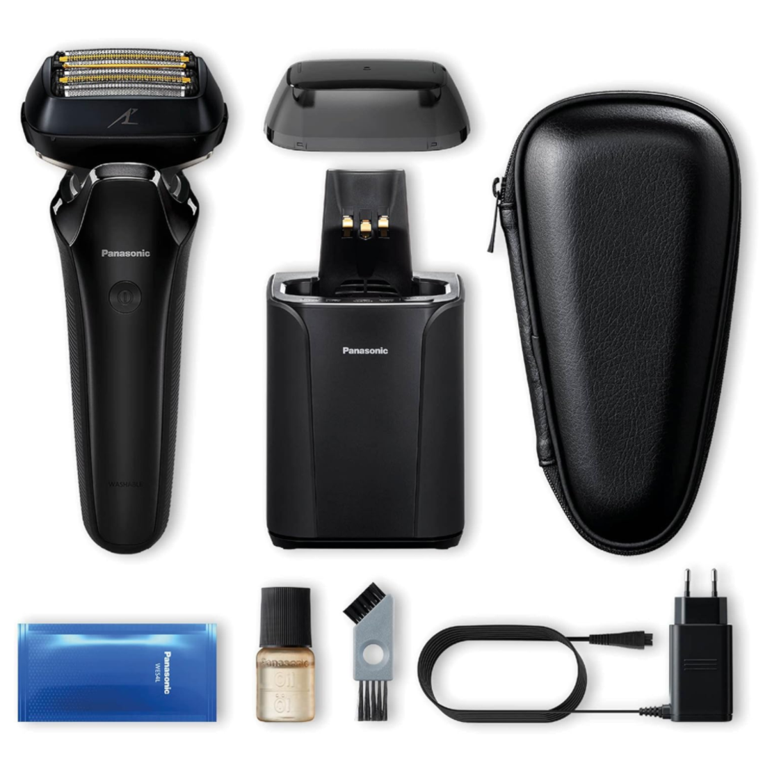 מכונת גילוח עם מתקן שטיפה פנסוניק Panasonic Series 900+ ES-LS9A - שנתיים אחריות יבואן רשמי