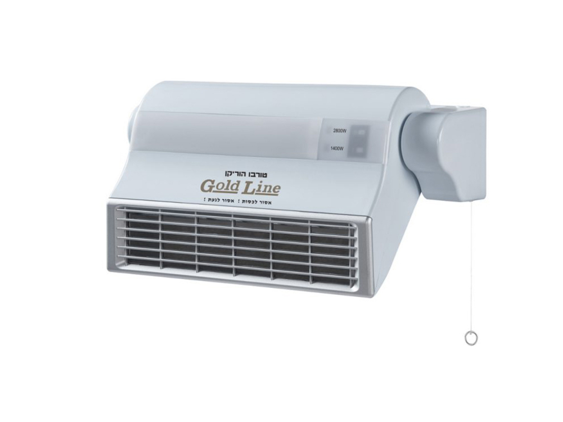 מפזר חום לאמבטיה 2800W טורבו הוריקן Gold Line ATL-138C - שנתיים אחריות יבואן רשמי