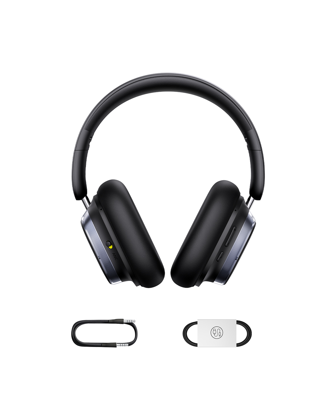 אוזניות אלחוטיות עם מסנן רעשים Baseus Bowie H1s Noise-Cancellation Wierless Headphones - יבואן רשמי - צבע שחור