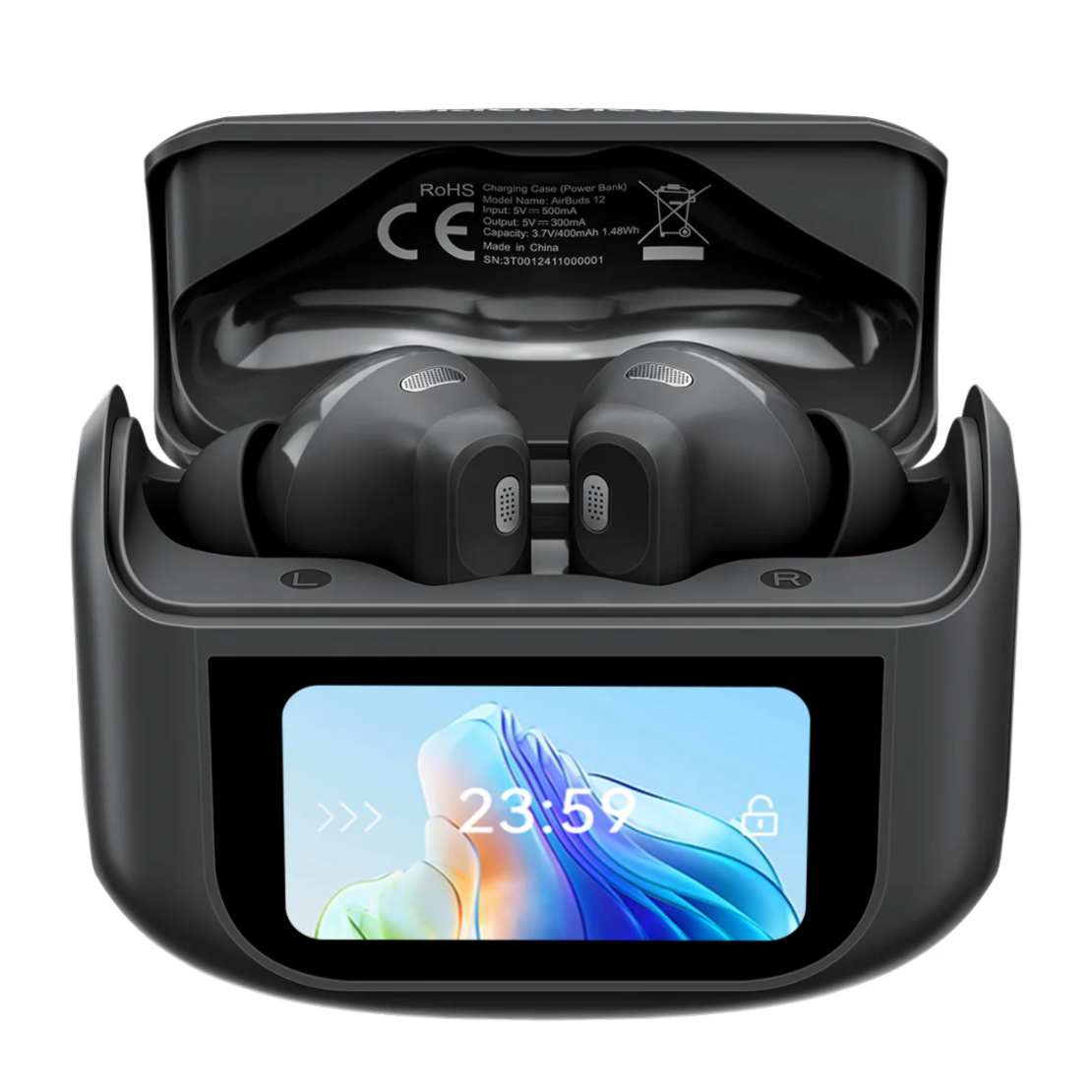 אוזניות TWS עם סינון רעשים ומסך מגע BlackView AirBuds 12 ANC - מגוון צבעים! יבואן רשמי!