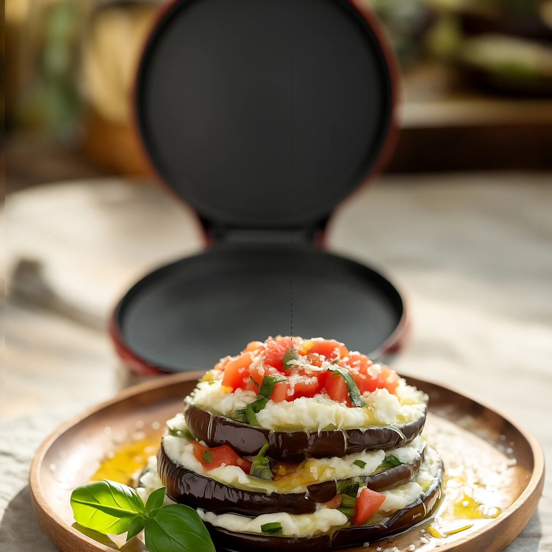 מיני קיטשן - המכשיר להכנת פיצות מאפים ועוד Mini Kitchen Pizza Maker - יבואן רשמי! - צבע לבן