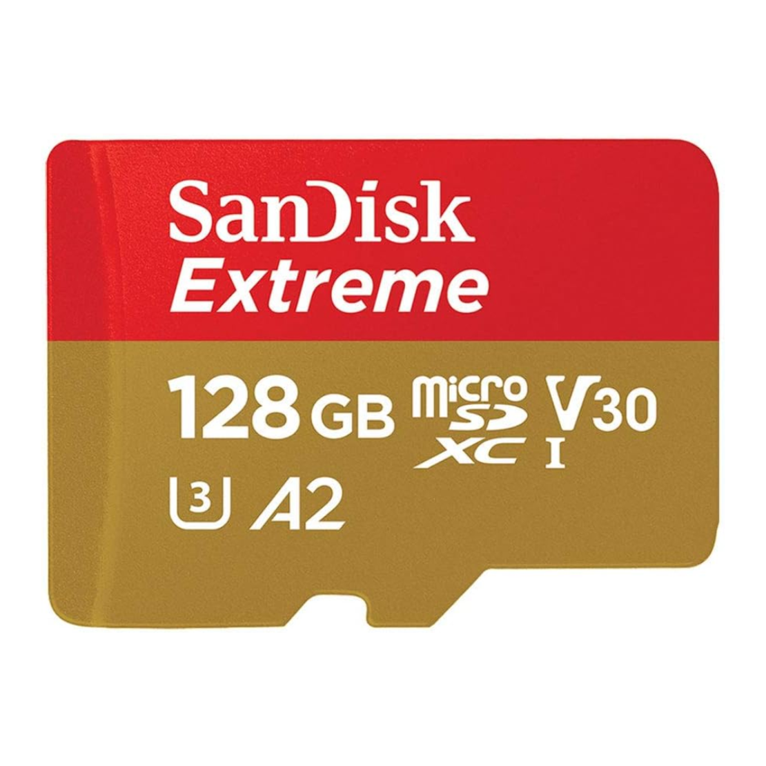 כרטיס זיכרון בנפח 128GB סאנדיסק SanDisk Extreme A2 MicroSDXC