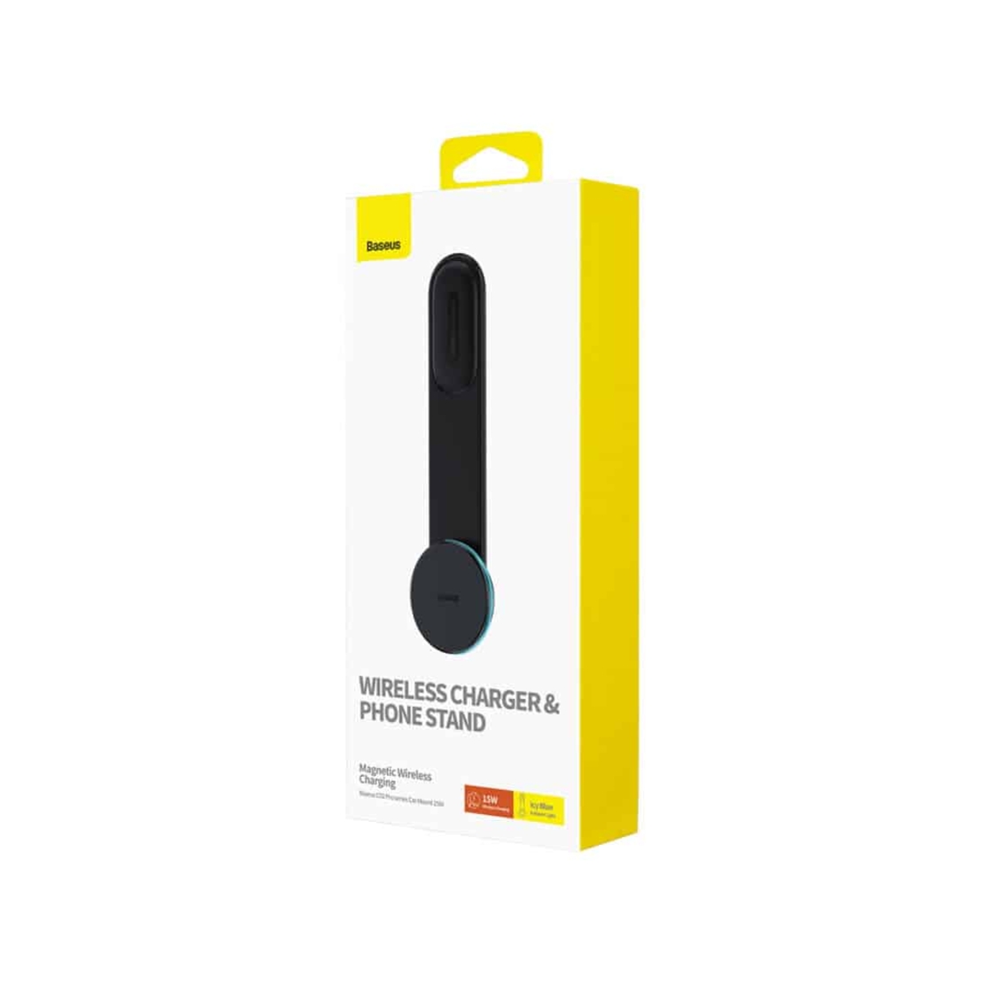 מעמד מגנטי לרכב עם טעינה אלחוטית בזוס Baseus C02 Pro Magnetic 15W - יבואן רשמי!