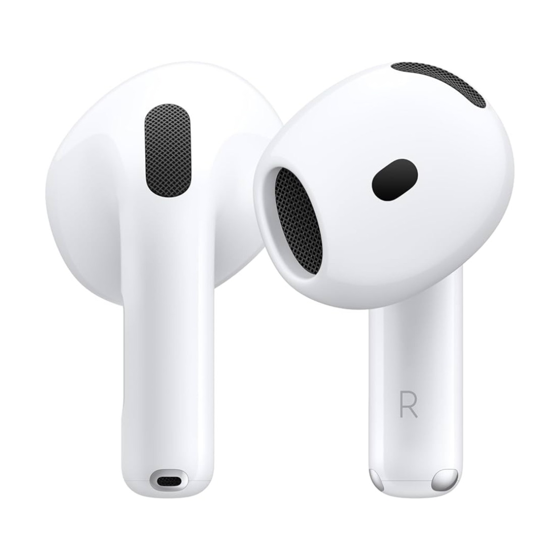 אוזניות אלחוטיות TWS איירפודס ללא סינון רעשים Apple AirPods 4 MXP63ZM/A - יבואן רשמי!