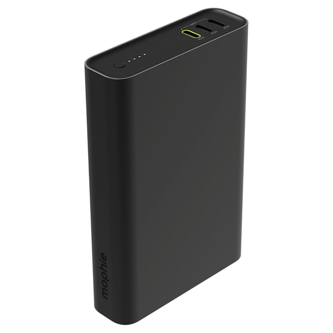 סוללת גיבוי מטען נייד בנפח 20000mAh הספק 45W בעלת 3 חיבורי USB TYPE-C מופי ZAGG Mophie Powerstation Pro - יבואן רשמי - צבע שחור