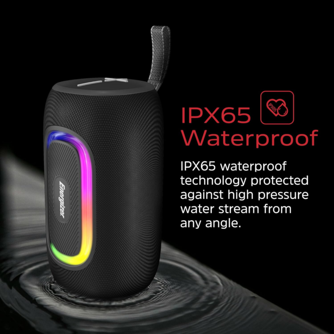 רמקול נייד אלחוטי משולב סוללת גיבוי עם חיבור USB אנרג'ייזר Energizer MAX BTS163 - יבואן רשמי