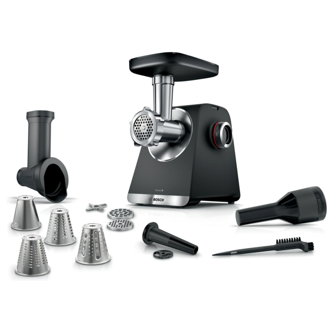 מטחנת בשר 2100W בוש BOSCH MultiPower Serie 6 MFWS641B - יבואן רשמי