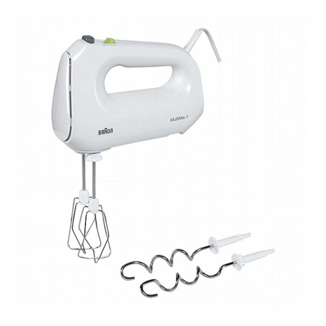 מיקסר ידני 400W בראון Braun HM1010 - שנתיים אחריות יבואן רשמי!