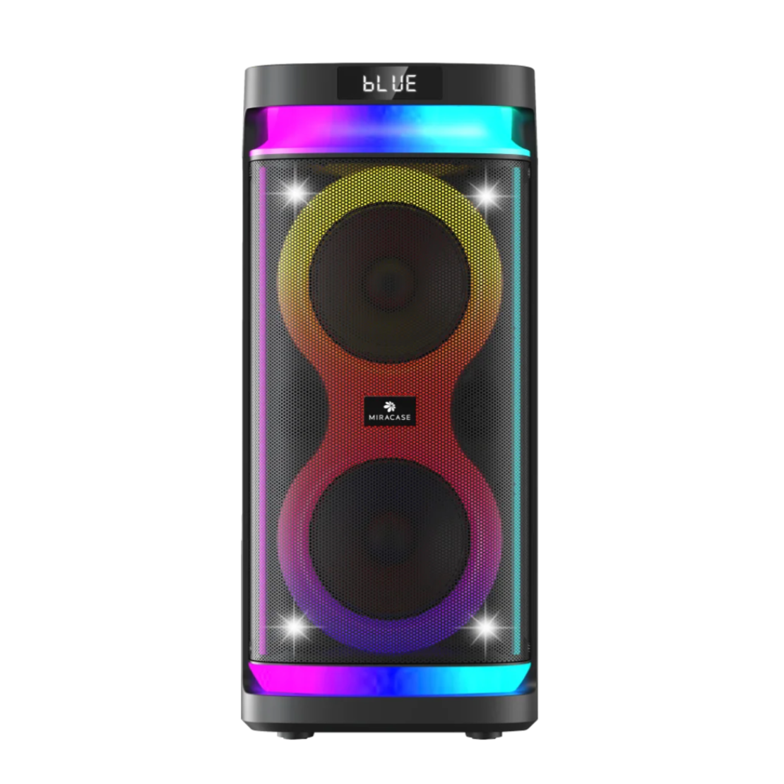 רמקול בידורית קריוקי 80W + מיקרופון אלחוטי MIRACASE PORTABLE PARTY BOX MKS30 - יבואן רשמי!