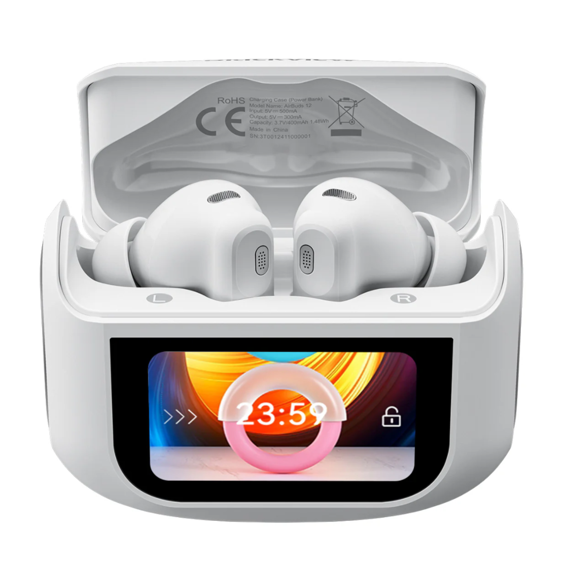 אוזניות TWS עם סינון רעשים ומסך מגע BlackView AirBuds 12 ANC - מגוון צבעים! יבואן רשמי!