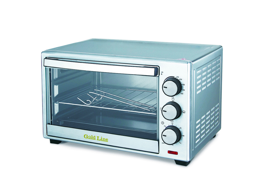 טוסטר אובן 21 ליטר נירוסטה גולד ליין Gold Line ATL-6621S - יבואן רשמי