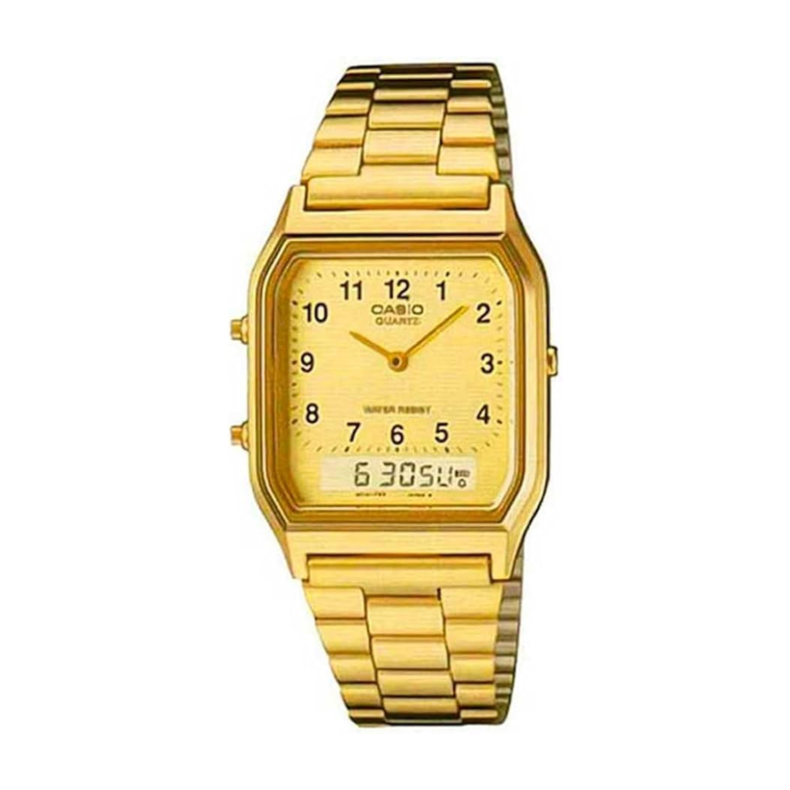 שעון יד משולב דיגיטלי ואנלוגי קסיו CASIO AQ-230GA-9BMQ