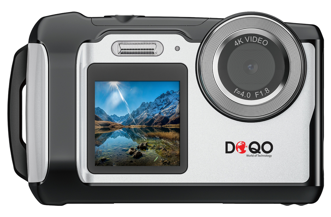 מצלמה דיגיטלית עם מסך קדמי מוגנת למים דוקו DOQO PIXEL PRO