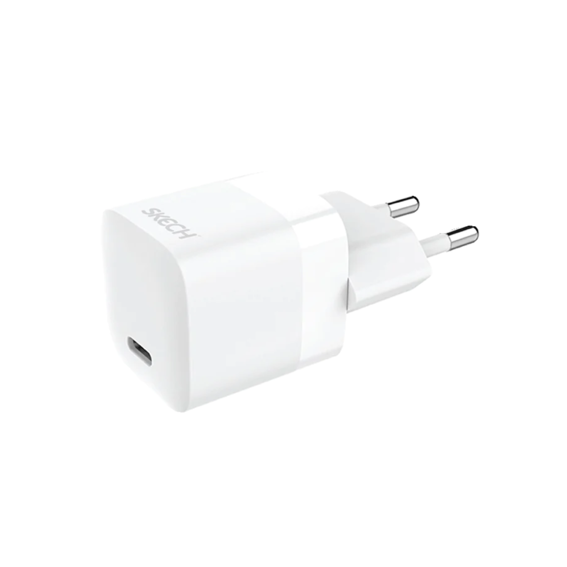 מטען קיר ראש USB TYPE-C 33W מהיר SKECH GaN Charger PDG33EU