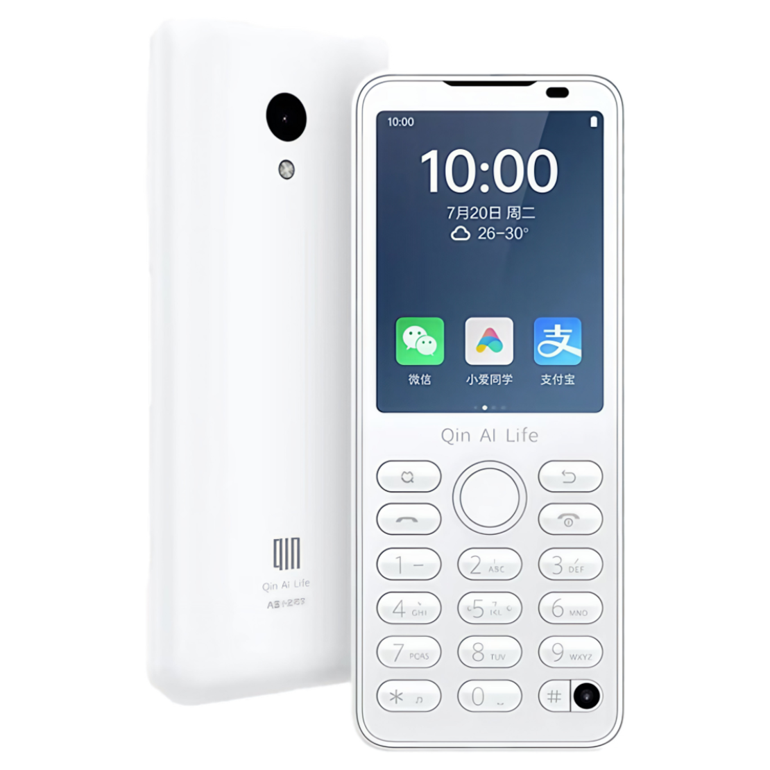 טלפון חצי טאצ' תומך סים כשר שיאומי Xiaomi QIN F21 PRO 64GB ROM 4GB RAM לבן - כולל מגן ובחירת גרסה!