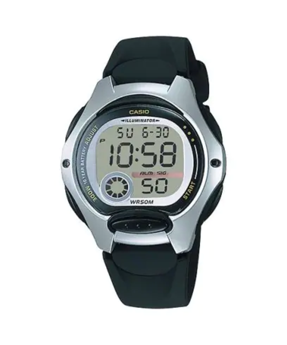 שעון יד דיגיטלי קסיו CASIO LW-200-1AV צבע שחור
