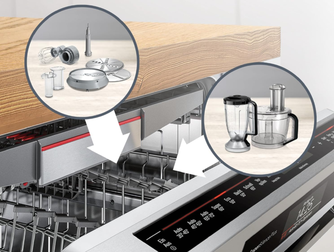 מעבד מזון בנפח 3.9 ליטר משולב בלנדר 1250W בוש Bosch MultiTalent 8 MC812M814 - יבואן רשמי